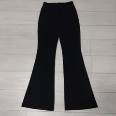 H&M ブラック フレアパンツ ファッションレディース パンツ カジュアルパンツ