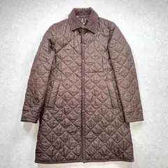 LAVENHAM キルティングコート コーデュロイ ブラウン 38