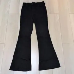 美品✨AZUL　レディースブーツカットデニム ブラック