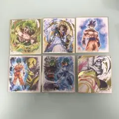 ドラゴンボール　色紙アート　6枚セット