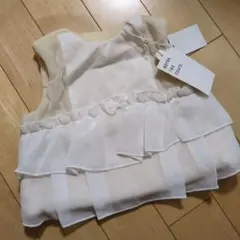【新品】アプレレクール　フリルベスト　新生児　　50〜60cm