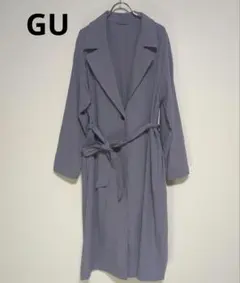GU レディース チェスターコート ライトパープルのサムネイル