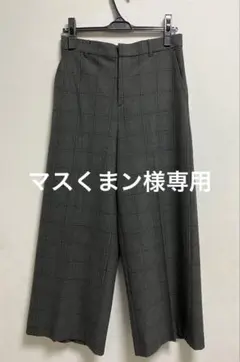 any SiSきれいめあったかワイドパンツ