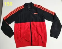 adidas 아디다스 윈드브레이커 150 재킷 블랙 레드 키즈