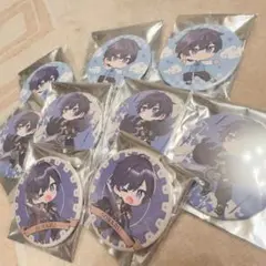 そらるVSまふまふ　缶バ　そらる9個セット（カンフー、大剣、歯車）