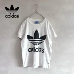 k256 adidas アディダス トレフォイル　Tシャツ　M ビッグロゴ　半袖