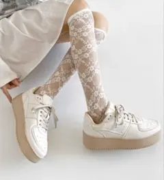 軽量厚底 ベーシック コートスニーカー