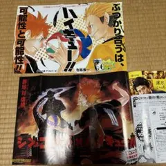 シン・ゴジラ×ハイキュー!!　WJ 週刊少年ジャンプ　付属　ポスター