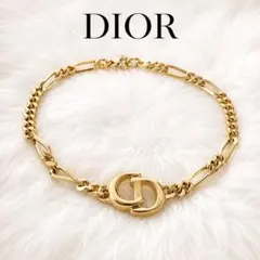 Christian Dior ディオール CDロゴ ブレスレット ゴールド