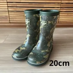 きゃん様　オシュコシュ　レインブーツ　20cm 子供　長靴　迷彩　ムーンスター