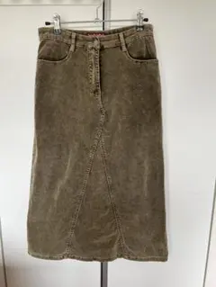 Y２Kコーデュロイ タイトスカート