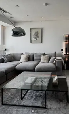 Lugo センターテーブル 黒　ボーコンセプト　BoConcept