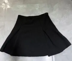 黒　スカート 冬用
