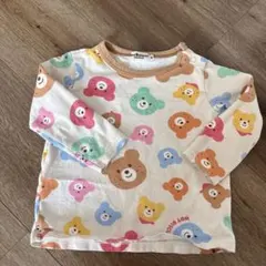 Not Biscuits クマ柄 長袖Tシャツ 90