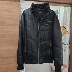 メンズ★黒 キルティング ダウンジャケット