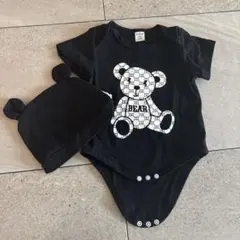 SHEIN ロンパース 帽子セット