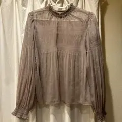 earth music & ecology プリーツトップス