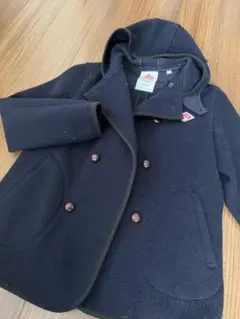 ●ダントン メルトン フード付きコートネイビー 38