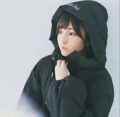 未使用　Bokanii ロゴダウンジャケット 黒