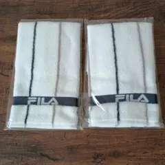 FILA タオルハンカチ 2枚セット 新品未使用 25×25cmのサムネイル