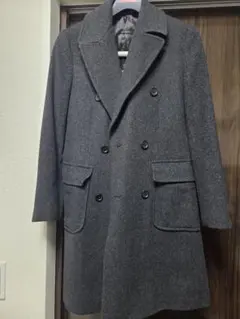 nano・universe　アンゴラ混ポロコート