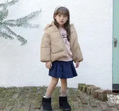 新品タグ付きLycee mine フード取り外せるパフジャケット　100cm