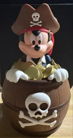 東京ディズニー ミッキーマウス パイレーツオブカリビアン 貯金箱
