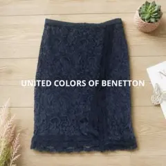 UNITED COLORS OF BENETTON レースタイトスカートのサムネイル