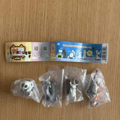 ガチャガチャ　にゃんこチャンネル フィギュア 4種セット