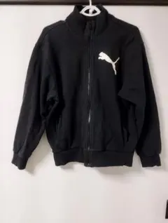 べ*ゃ様 PUMA 黒 トップス　ジャージ　Мサイズ　胸元プーママークと背中にP