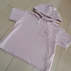 バイラビット好きな方も。AlgyGirl フード付きクマ耳　ピンクTシャツ