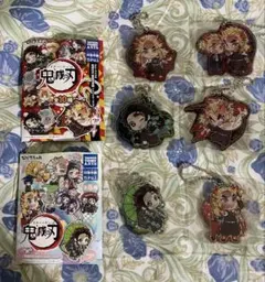 鬼滅の刃 ぴた！でふぉめ アクリルキーホルダー 6点セット