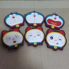 ドラえもん　カプセルラバーマスコット　ドラえもん & ドラミ　 6個セット
