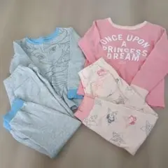 UNIQLO ディズニー エルサ プリンセス パジャマ　2セット まとめ売り