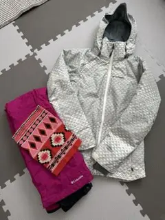 Columbia スキースノーボードウェア　上下セットネックウォーマー付き