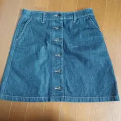 デニム ボタン付き スカート