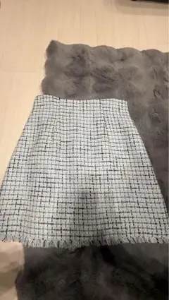 snidel ツイードチェック柄タイトスカート