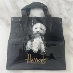 み*ろ様 Harrods ハロッズ　テリア　ビニールトートバッグ　ミニトート　子