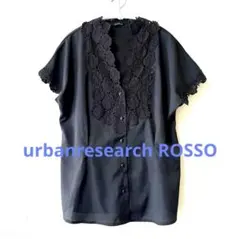 URBAN RESEARCH ROSSO レース切替 ノースリーブブラウス