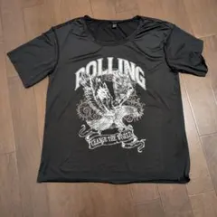 SHEIN イーグル グラフィック Tシャツ ブラック M