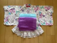 Bee des Bee 花柄浴衣 120cm