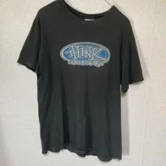 旧タグTHINKSkateboardsアメリカ製Tシャツフェイドブラックのサムネイル