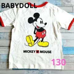 【BABYDOLL】 ミッキーマウス Tシャツ 130