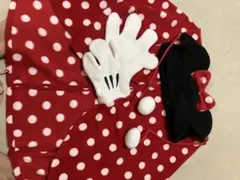 ミニーマウスポンチョ型ブランケット