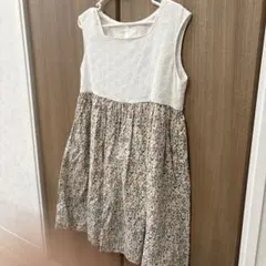 ⭐︎美品⭐︎BeBe SLAP SLIP 花柄ノースリーブワンピース