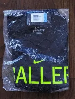 ナイキ バスケットボール Tシャツ 黒xライムグリーン Mサイズ