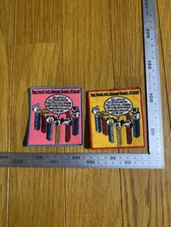 ミッキーマウス 刺繍パッチ 2枚セット