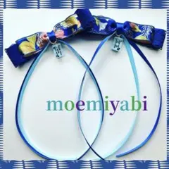 現品出品　「光沢加工のチャイナ麻雀牌と刺繍チャイナ和柄リボンヘアクリップ」