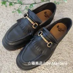 【極美品】Dr.Martens ADRIAN タッセルローファー28cmシボ加工