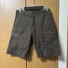 メンズ カーゴショートパンツ ブラウンのサムネイル